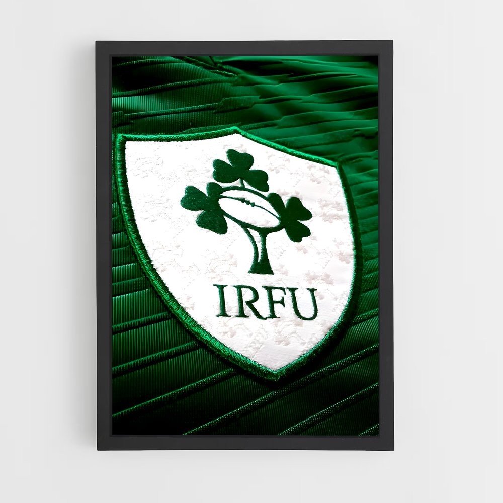 Poster Ireland National – affiche Rugby (vue 2)